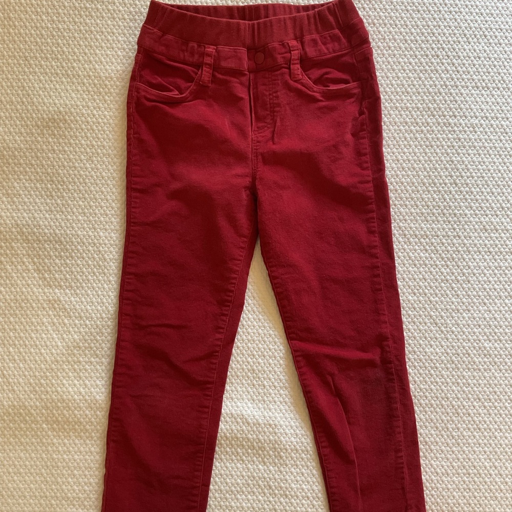 Kids Casual Red Pants